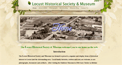 Desktop Screenshot of locustmuseum.com